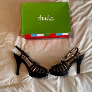 Charles David heels size 10 but fits like a 9 with box